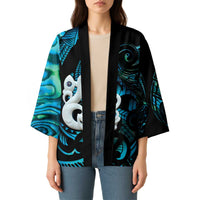 Manaia New Zealand Matariki Kimono NZ Paua Shell Maori Art