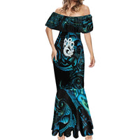 Manaia New Zealand Matariki Mermaid Dress NZ Paua Shell Maori Art LT14 - Polynesian Pride