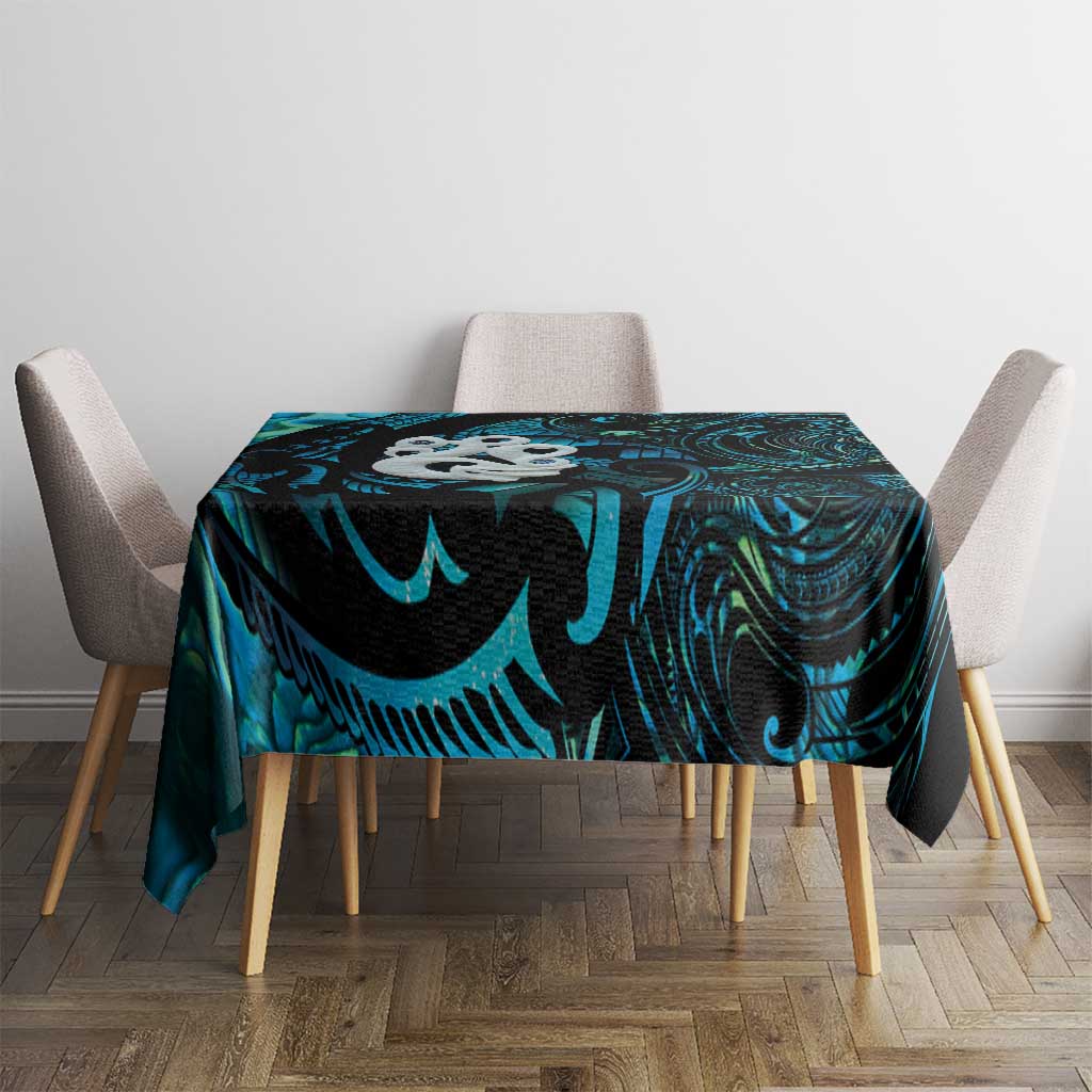 Manaia New Zealand Matariki Tablecloth NZ Paua Shell Maori Art