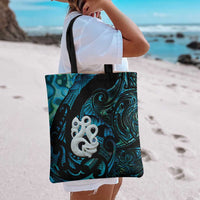 Manaia New Zealand Matariki Tote Bag NZ Paua Shell Maori Art LT14 - Polynesian Pride