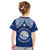 Marshall Islands Kid T Shirt Blue Polynesian Tribal Mix Coat Of Arms LT14 - Polynesian Pride