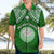 Personalised Marshall Islands Hawaiian Shirt Green Polynesian Tribal Mix Coat Of Arms LT14 - Polynesian Pride