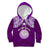 Personalised Marshall Islands Kid Hoodie Purple Polynesian Tribal Mix Coat Of Arms LT14 Hoodie Purple - Polynesian Pride