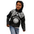 Personalised Marshall Islands Kid Hoodie Black Polynesian Tribal Mix Coat Of Arms LT14 - Polynesian Pride