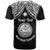 Custom Marshall Islands T Shirt Black Polynesian Tribal Mix Coat Of Arms LT14 - Polynesian Pride