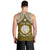 Personalised Marshall Islands Men Tank Top Gold Polynesian Tribal Mix Coat Of Arms LT14 - Polynesian Pride