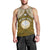 Personalised Marshall Islands Men Tank Top Gold Polynesian Tribal Mix Coat Of Arms LT14 - Polynesian Pride