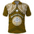 Custom Marshall Islands Polo Shirt Gold Polynesian Tribal Mix Coat Of Arms LT14 Gold - Polynesian Pride