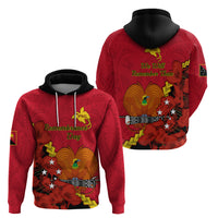 Polynesian Pride Remembrance Day PNG Hoodie Papua New Guinea We Will Remember Them LT14 - Polynesian Pride