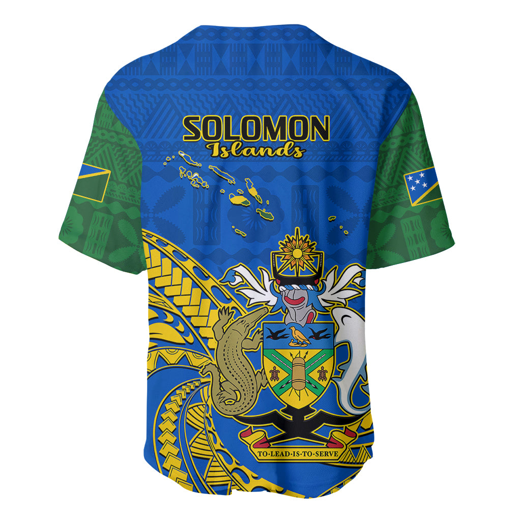 Polynesian Pride Independence Day Solomon Islands Baseball Jersey Happy 45th Anniversary LT14 - Polynesian Pride