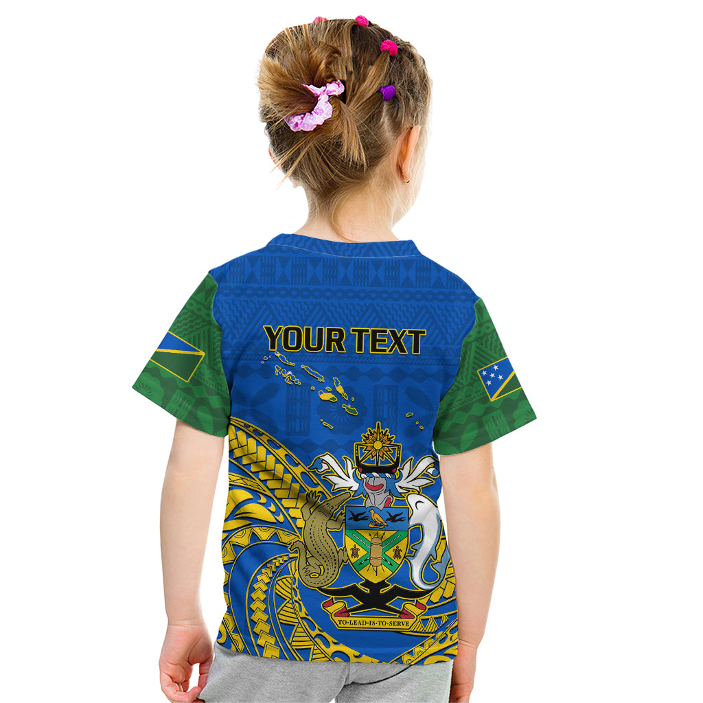 Personalised Independence Day Solomon Islands Kid T Shirt Happy 45th Anniversary LT14 - Polynesian Pride
