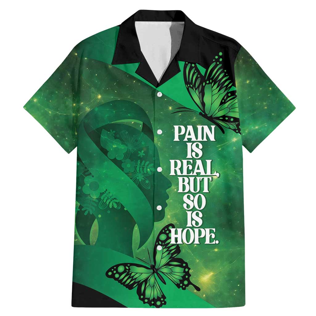 Personalised World Mental Health Awareness Month Family Matching Mermaid Dress and Hawaiian Shirt Warriors Brave Strong Galaxy Vibes