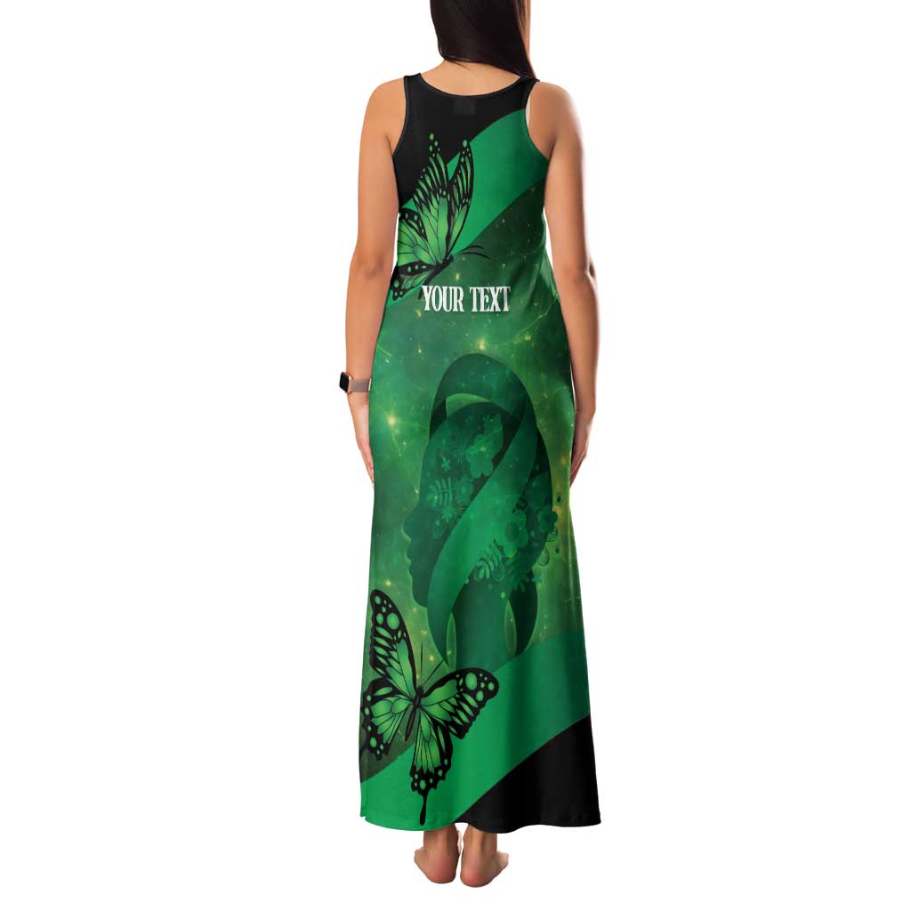Personalised World Mental Health Awareness Month Family Matching Tank Maxi Dress and Hawaiian Shirt Warriors Brave Strong Galaxy Vibes