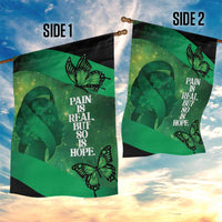 World Mental Health Awareness Month Garden Flag Warriors Brave Strong Galaxy Vibes