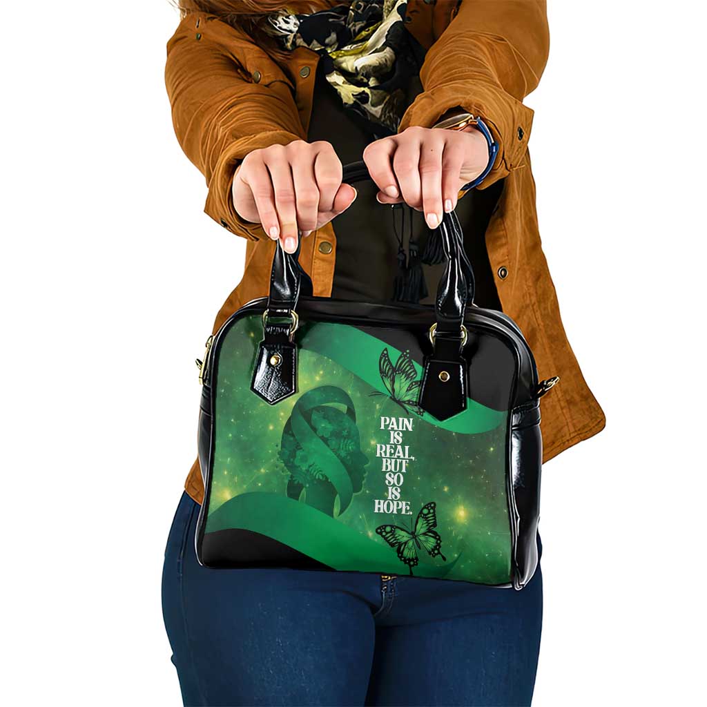 World Mental Health Awareness Month Shoulder Handbag Warriors Brave Strong Galaxy Vibes