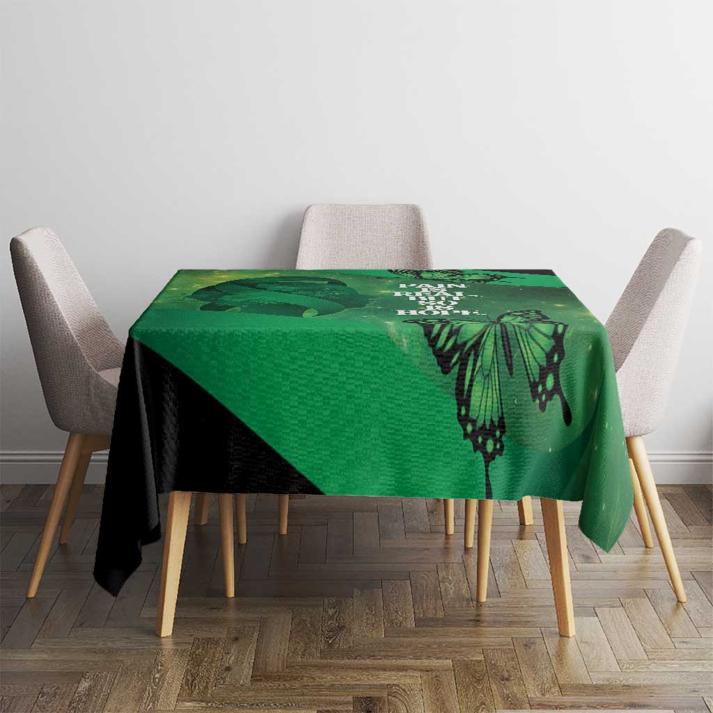 World Mental Health Awareness Month Tablecloth Warriors Brave Strong Galaxy Vibes