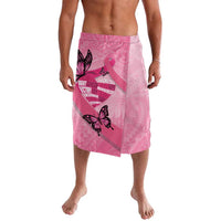 Polynesia Breast Cancer Awareness Month Lavalava Pink Ribbon Mix Butterflies
