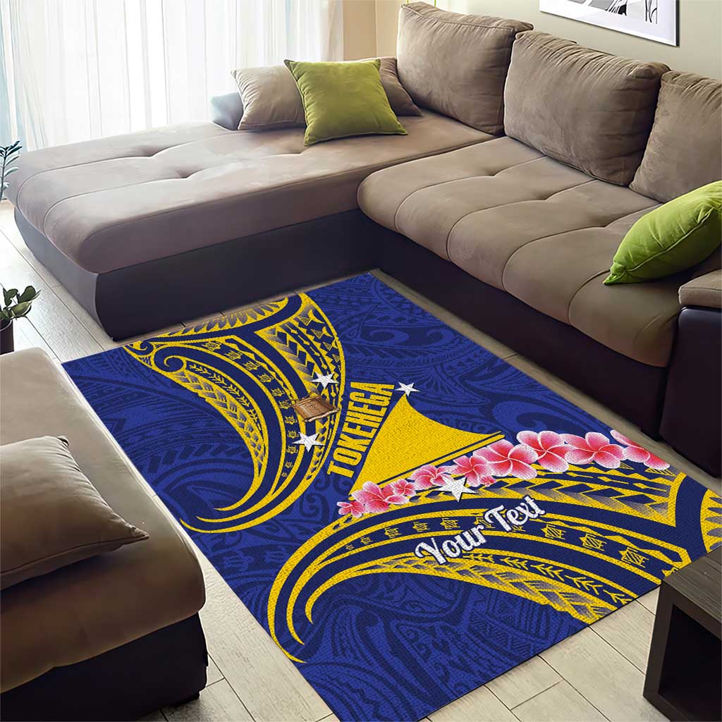 Personalised Tokelau Tokehega Day Area Rug Tokelauan Tatau Flag Color LT14 - Polynesian Pride