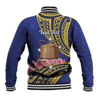 Personalised Tokelau Tokehega Day Baseball Jacket Tokelauan Tatau Flag Color LT14 - Polynesian Pride