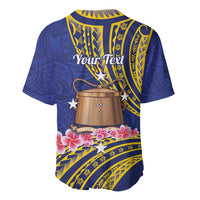 Personalised Tokelau Tokehega Day Baseball Jersey Tokelauan Tatau Flag Color LT14 - Polynesian Pride