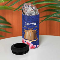 Personalised Tokelau Tokehega Day 4 in 1 Can Cooler Tumbler Tokelauan Tatau Flag Color LT14 - Polynesian Pride
