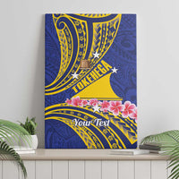 Personalised Tokelau Tokehega Day Canvas Wall Art Tokelauan Tatau Flag Color LT14 - Polynesian Pride