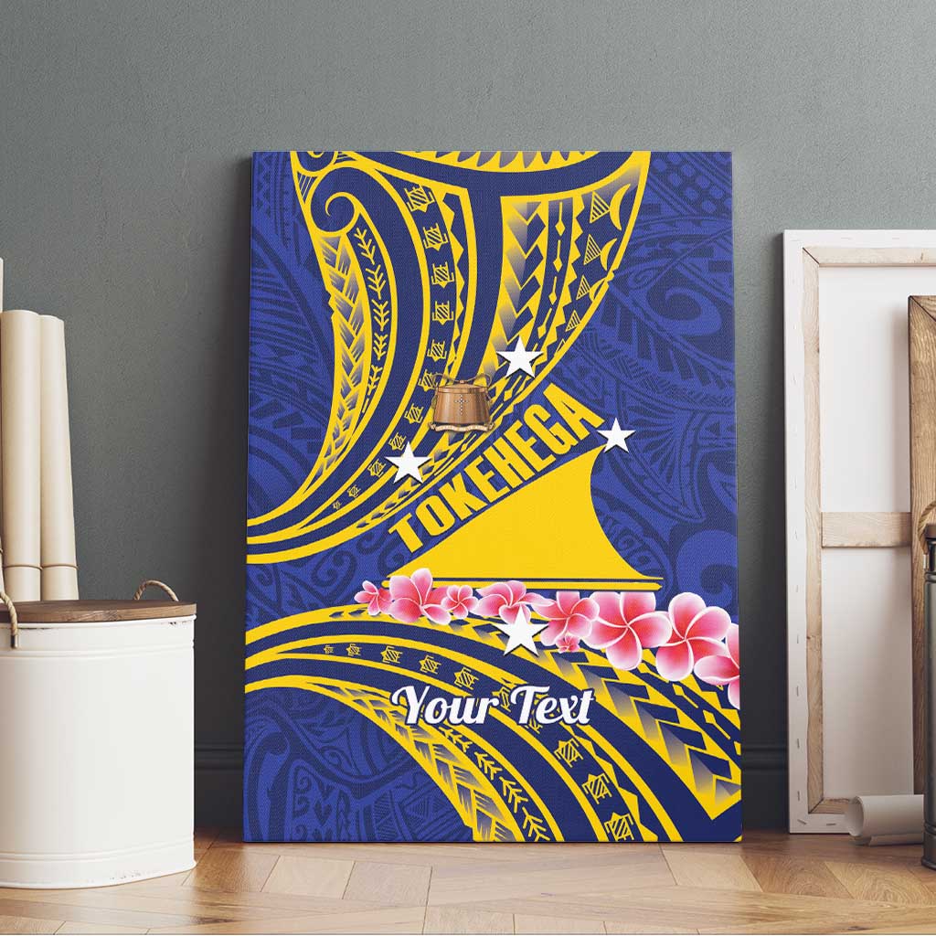 Personalised Tokelau Tokehega Day Canvas Wall Art Tokelauan Tatau Flag Color LT14 - Polynesian Pride