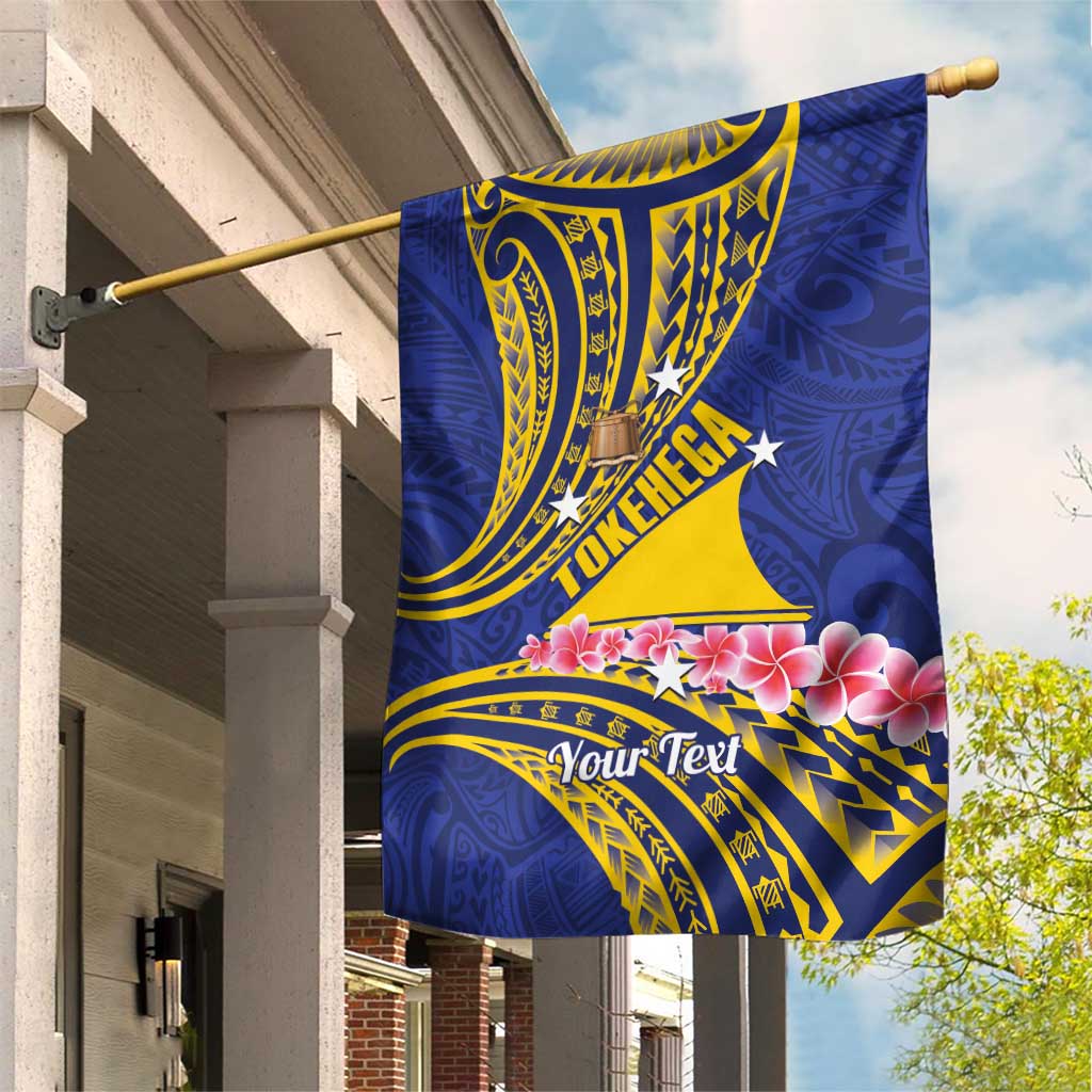 Personalised Tokelau Tokehega Day Garden Flag Tokelauan Tatau Flag Color LT14 House Flag Blue - Polynesian Pride