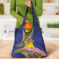 Personalised Tokelau Tokehega Day Grocery Bag Tokelauan Tatau Flag Color LT14 - Polynesian Pride