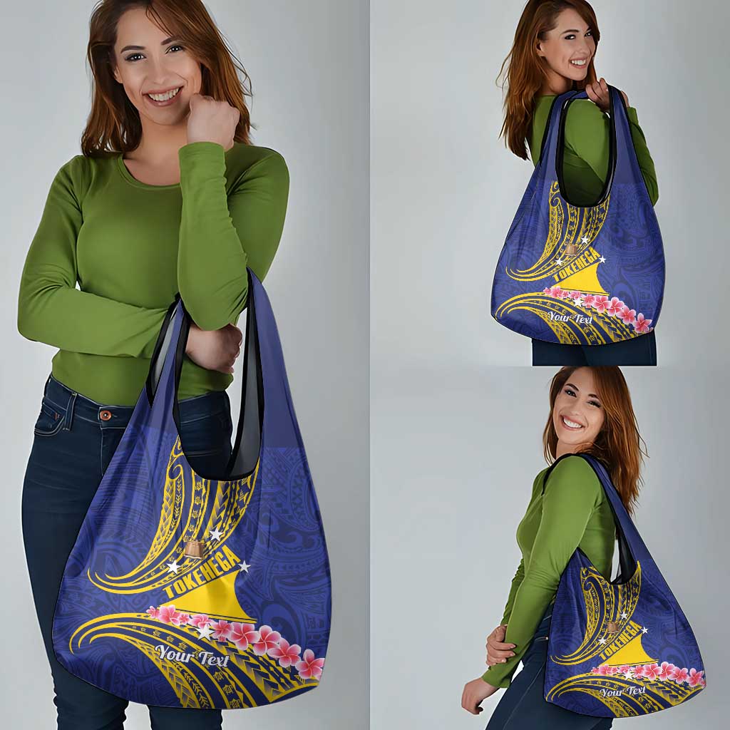Personalised Tokelau Tokehega Day Grocery Bag Tokelauan Tatau Flag Color LT14 - Polynesian Pride