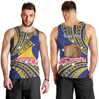 Personalised Tokelau Tokehega Day Men Tank Top Tokelauan Tatau Flag Color LT14 - Polynesian Pride
