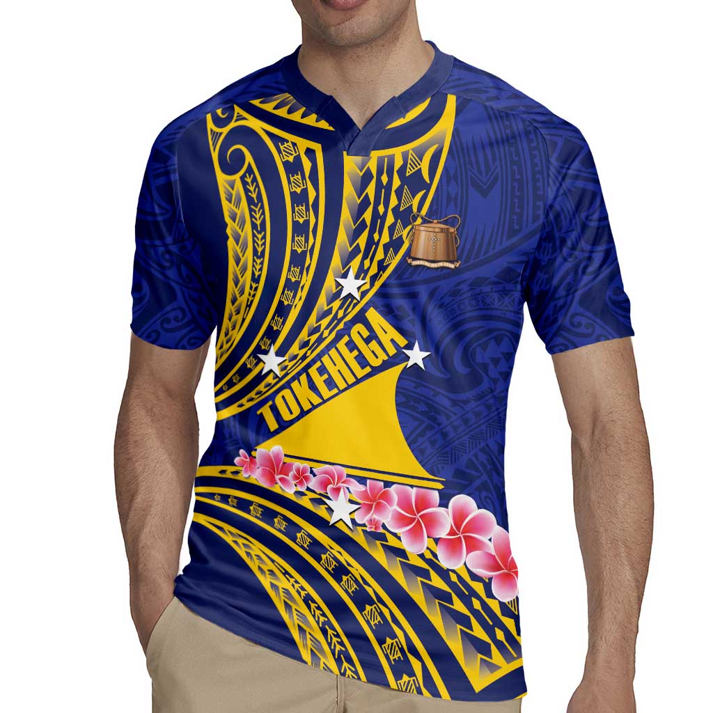 Personalised Tokelau Tokehega Day Rugby Jersey Tokelauan Tatau Flag Color - Polynesian Pride