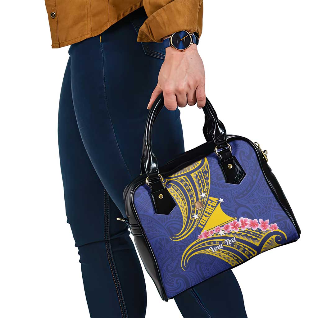 Personalised Tokelau Tokehega Day Shoulder Handbag Tokelauan Tatau Flag Color LT14 - Polynesian Pride