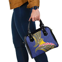 Personalised Tokelau Tokehega Day Shoulder Handbag Tokelauan Tatau Flag Color LT14 - Polynesian Pride