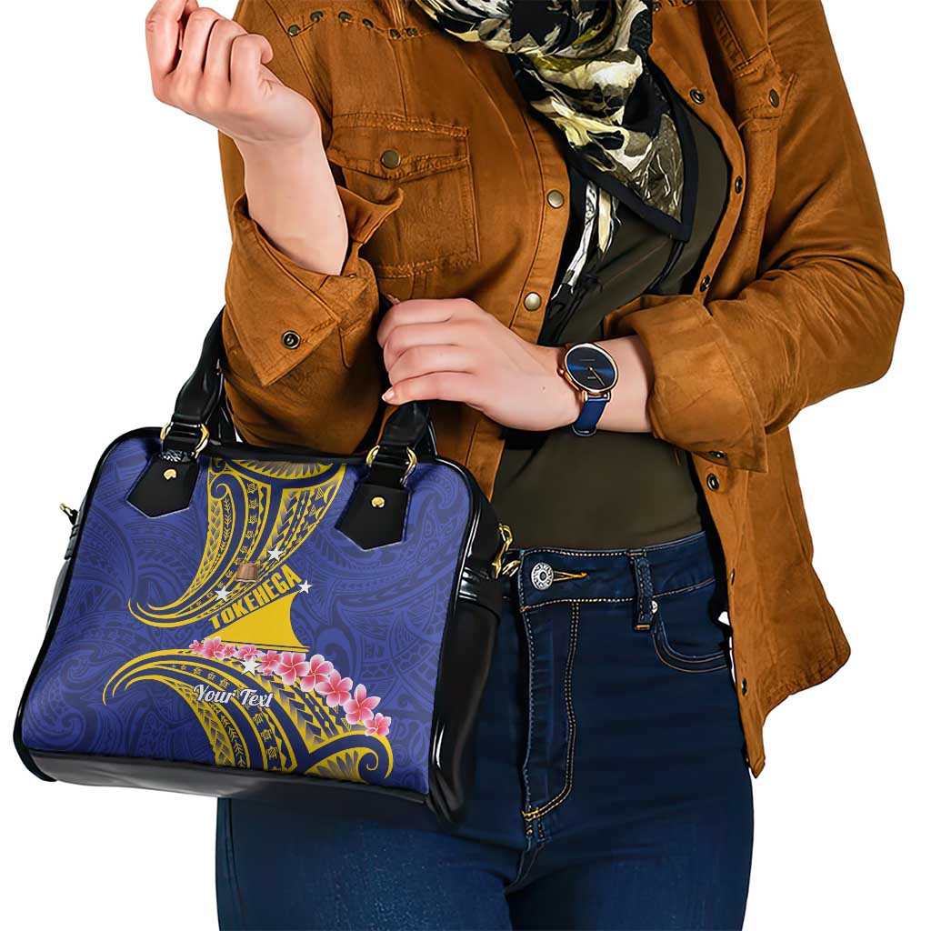 Personalised Tokelau Tokehega Day Shoulder Handbag Tokelauan Tatau Flag Color LT14 - Polynesian Pride