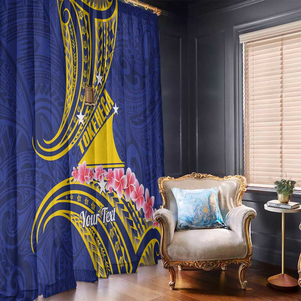 Personalised Tokelau Tokehega Day Window Curtain Tokelauan Tatau Flag Color LT14 - Polynesian Pride