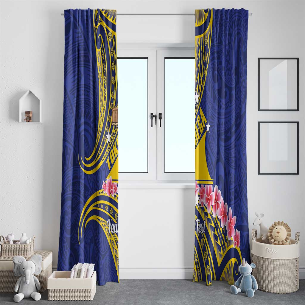 Personalised Tokelau Tokehega Day Window Curtain Tokelauan Tatau Flag Color LT14 - Polynesian Pride