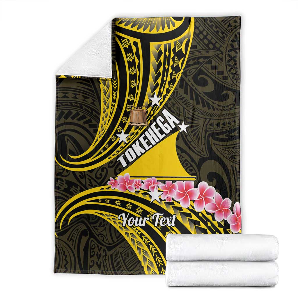 Personalised Tokelau Tokehega Day Blanket Tokelauan Tatau Black Color LT14 - Polynesian Pride