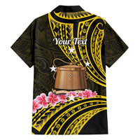 Personalised Tokelau Tokehega Day Family Matching Off Shoulder Maxi Dress and Hawaiian Shirt Tokelauan Tatau Black Color - Polynesian Pride
