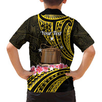 Personalised Tokelau Tokehega Day Family Matching Tank Maxi Dress and Hawaiian Shirt Tokelauan Tatau Black Color LT14 - Polynesian Pride