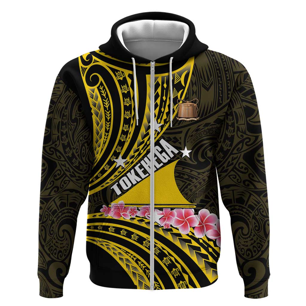 Personalised Tokelau Tokehega Day Hoodie Tokelauan Tatau Black Color - Polynesian Pride