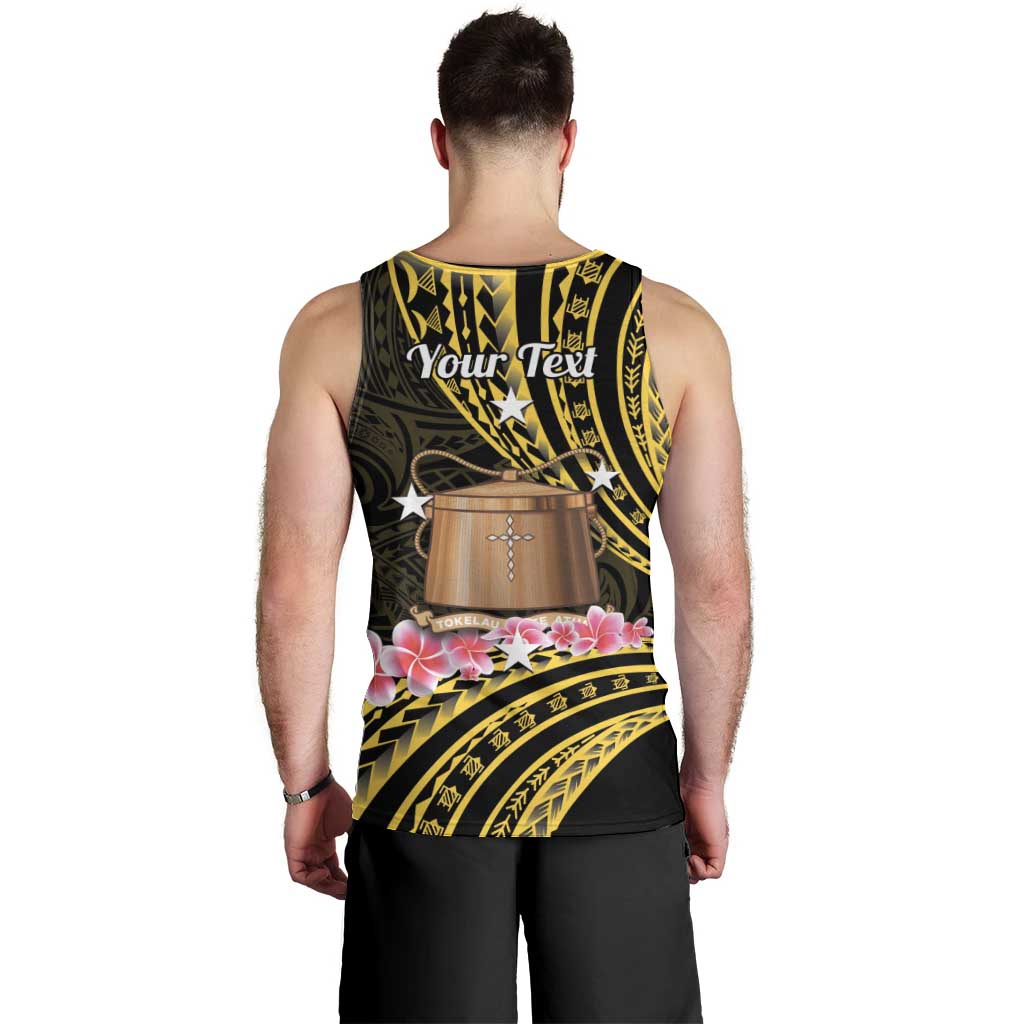 Personalised Tokelau Tokehega Day Men Tank Top Tokelauan Tatau Black Color LT14 - Polynesian Pride