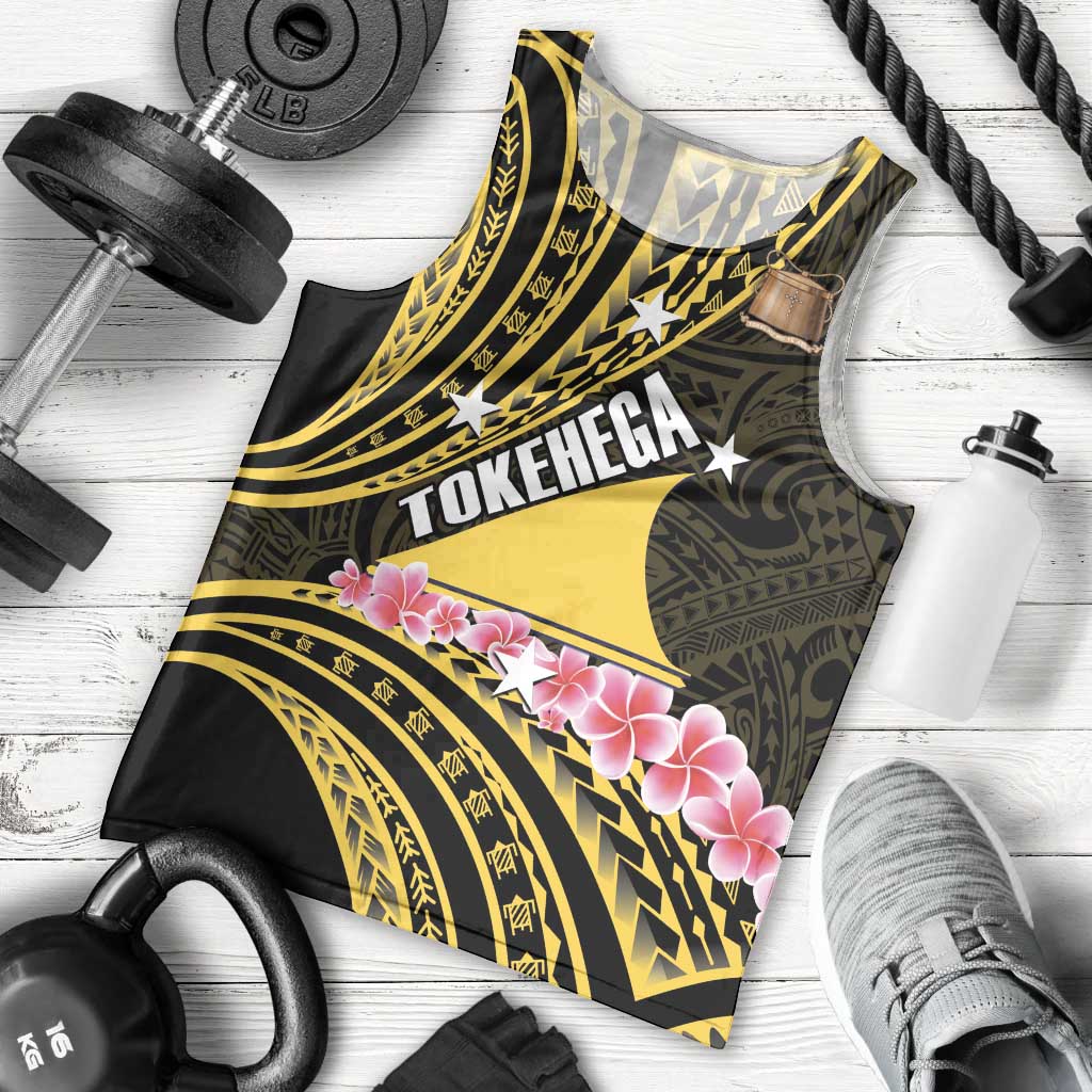 Personalised Tokelau Tokehega Day Men Tank Top Tokelauan Tatau Black Color LT14 - Polynesian Pride