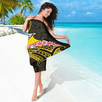 Personalised Tokelau Tokehega Day Sarong Tokelauan Tatau Black Color LT14 - Polynesian Pride