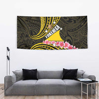 Personalised Tokelau Tokehega Day Tapestry Tokelauan Tatau Black Color LT14 - Polynesian Pride