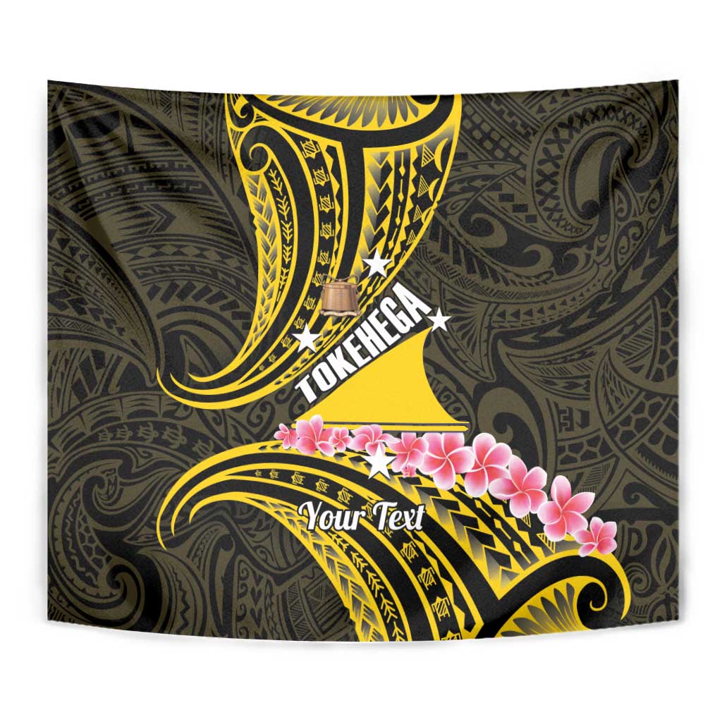 Personalised Tokelau Tokehega Day Tapestry Tokelauan Tatau Black Color LT14 - Polynesian Pride