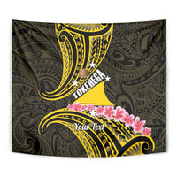 Personalised Tokelau Tokehega Day Tapestry Tokelauan Tatau Black Color LT14 - Polynesian Pride