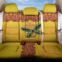 Personalised Tufi Tapa and Tattoo Festival Back Car Seat Cover PNG Oro Butterfly Tapa Pattern - Polynesian Pride
