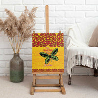 Personalised Tufi Tapa and Tattoo Festival Canvas Wall Art PNG Oro Butterfly Tapa Pattern LT14 - Polynesian Pride