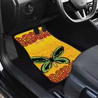 Personalised Tufi Tapa and Tattoo Festival Car Mats PNG Oro Butterfly Tapa Pattern LT14 - Polynesian Pride